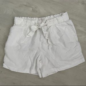 Lilly Pulitzer White Linen Shorts